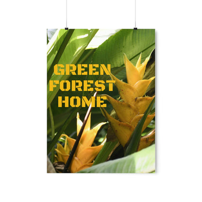 Premium Matte Vertical Posters - GREEN FOREST HOME LOGO - Green Forest Home