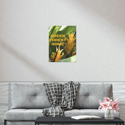 Premium Matte Vertical Posters - GREEN FOREST HOME LOGO - Green Forest Home