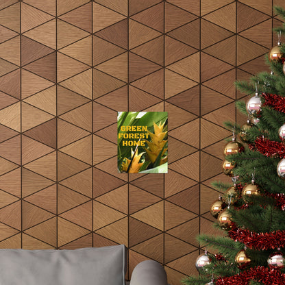 Premium Matte Vertical Posters - GREEN FOREST HOME LOGO - Green Forest Home