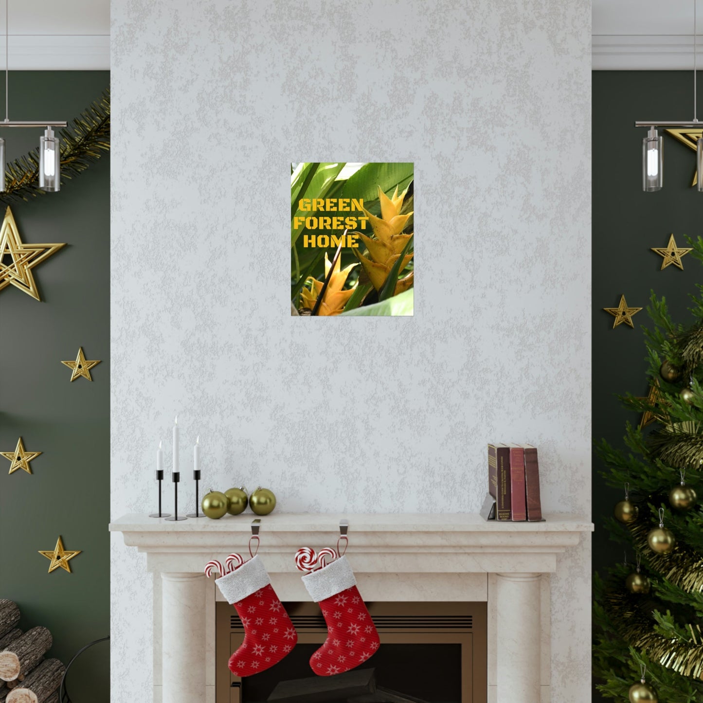 Premium Matte Vertical Posters - GREEN FOREST HOME LOGO - Green Forest Home