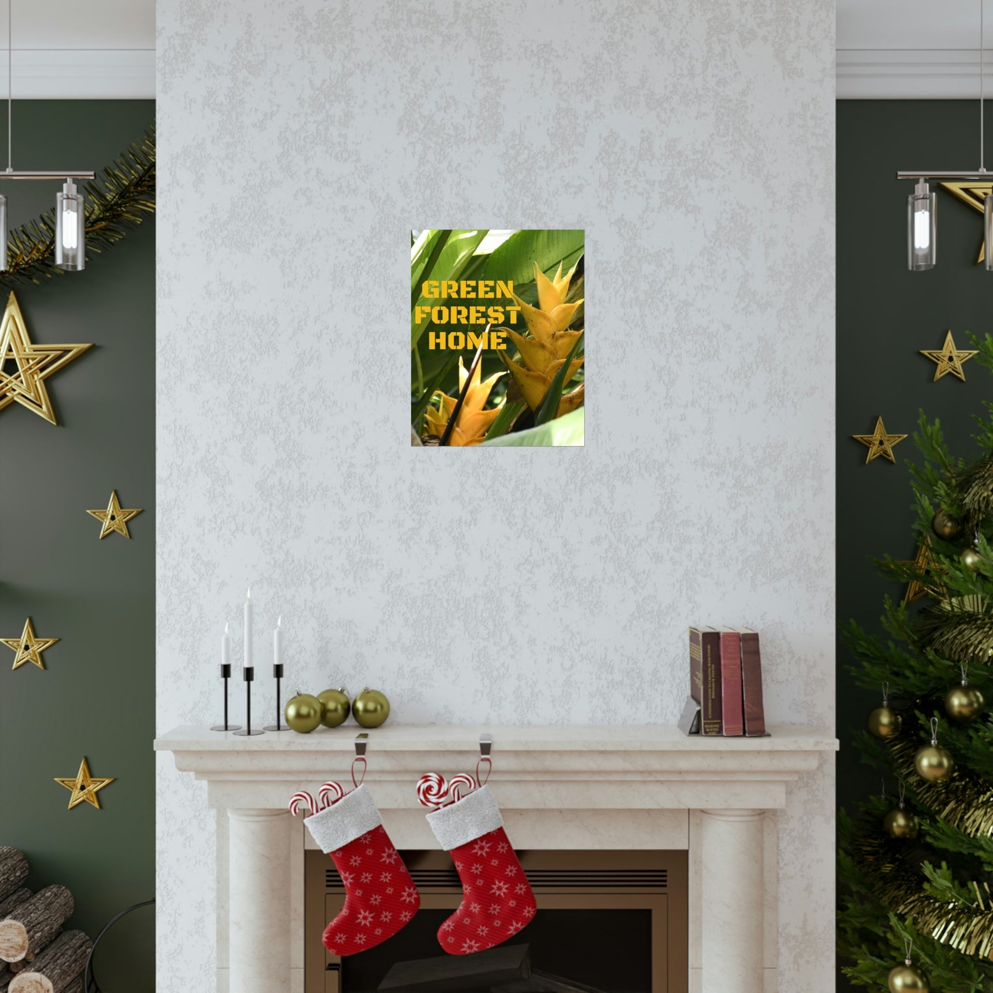 Premium Matte Vertical Posters - GREEN FOREST HOME LOGO - Green Forest Home
