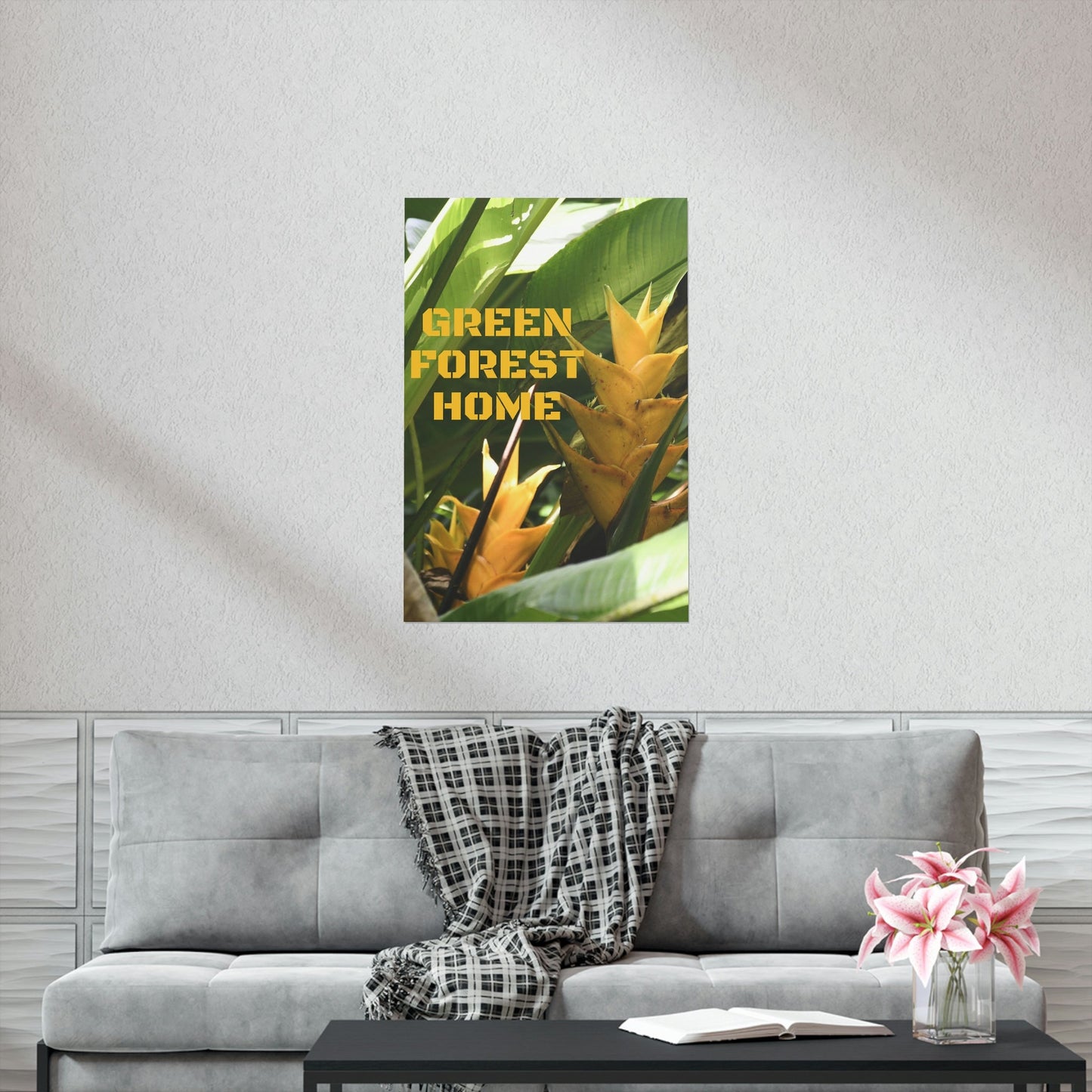 Premium Matte Vertical Posters - GREEN FOREST HOME LOGO - Green Forest Home