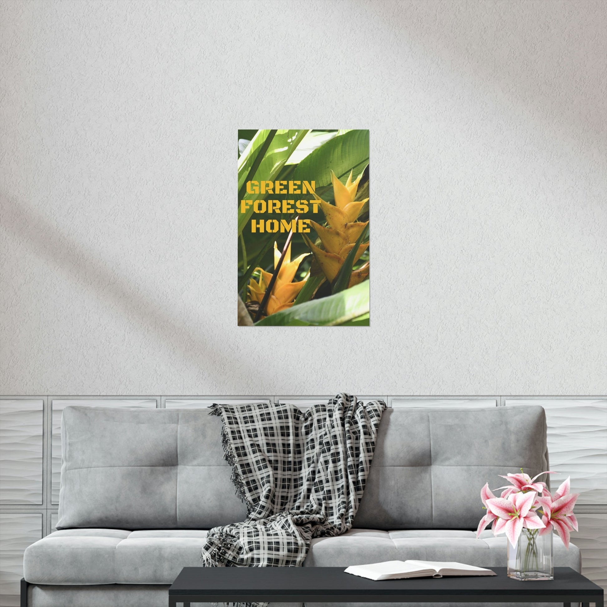 Premium Matte Vertical Posters - GREEN FOREST HOME LOGO - Green Forest Home