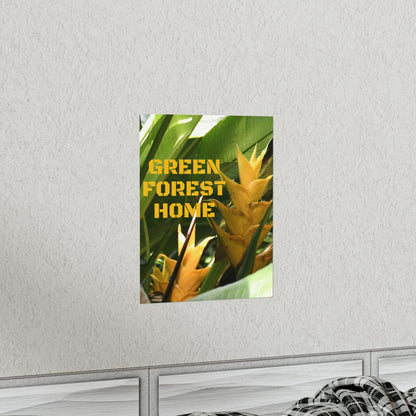 Premium Matte Vertical Posters - GREEN FOREST HOME LOGO - Green Forest Home