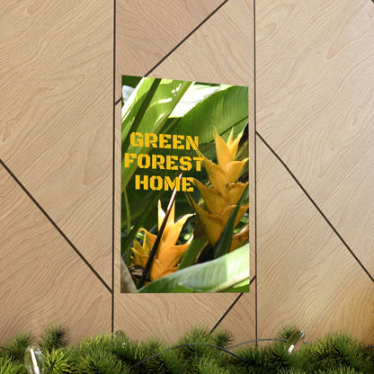 Premium Matte Vertical Posters - GREEN FOREST HOME LOGO - Green Forest Home