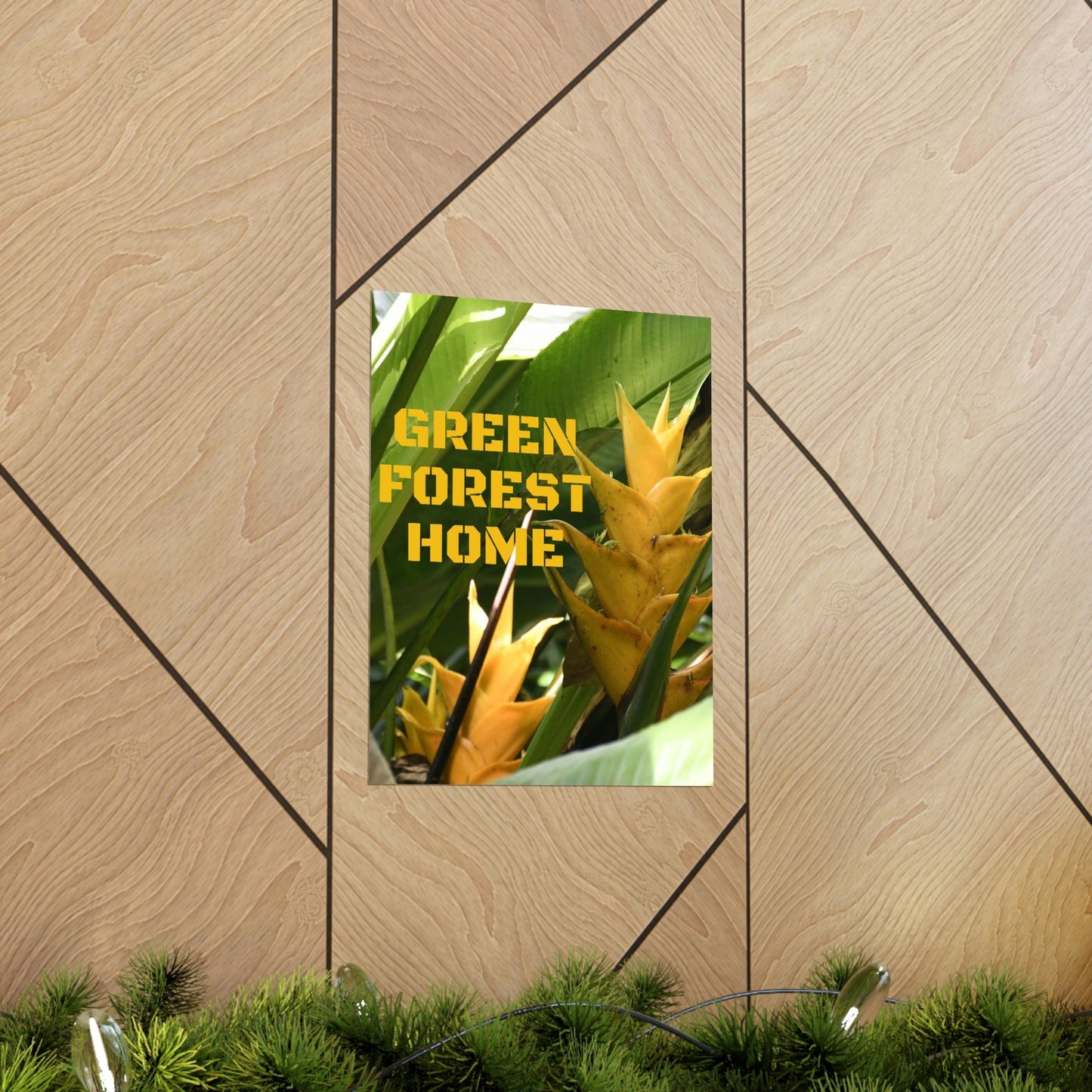 Premium Matte Vertical Posters - GREEN FOREST HOME LOGO - Green Forest Home