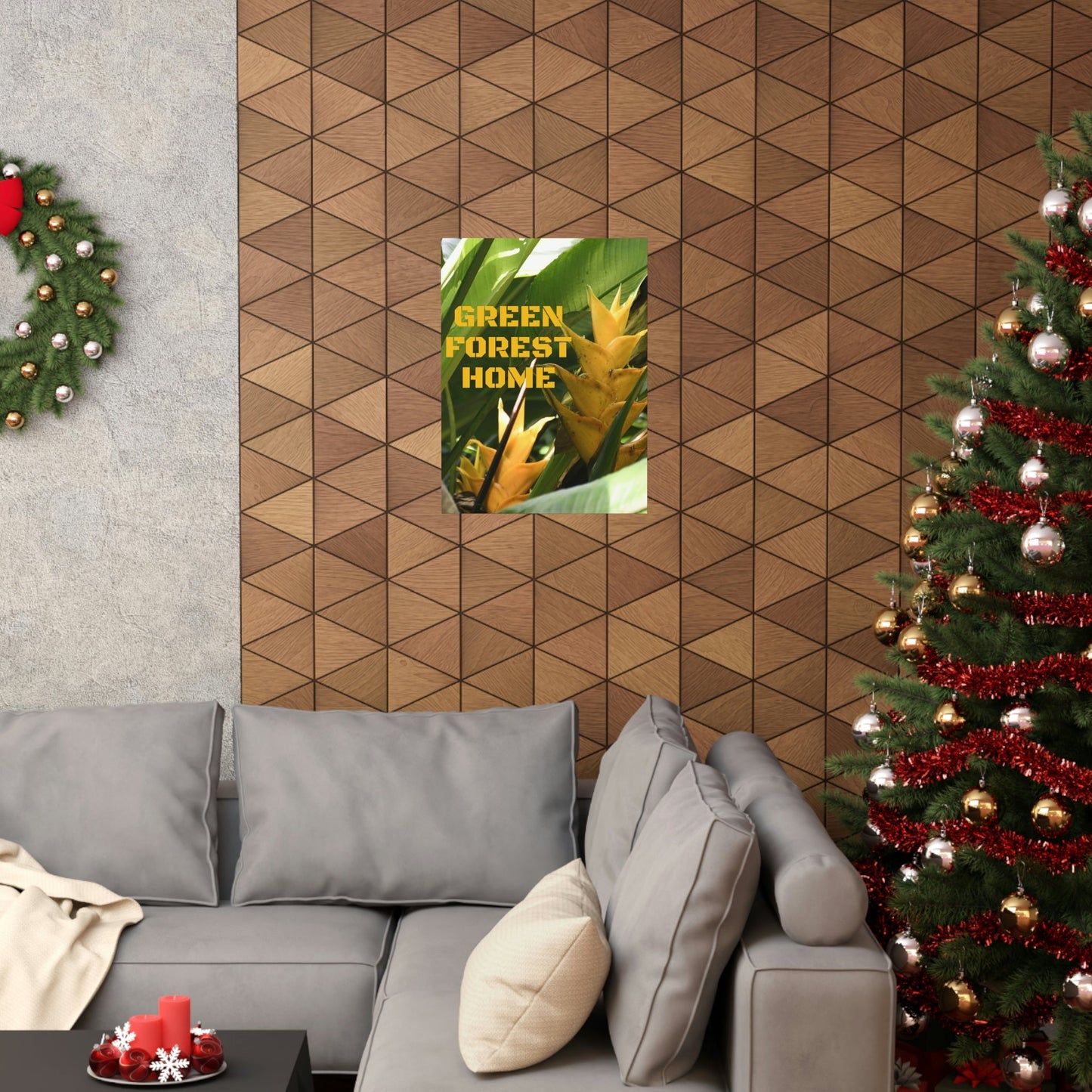 Premium Matte Vertical Posters - GREEN FOREST HOME LOGO - Green Forest Home