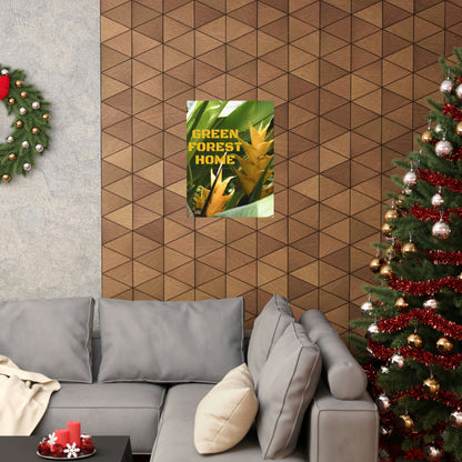 Premium Matte Vertical Posters - GREEN FOREST HOME LOGO - Green Forest Home
