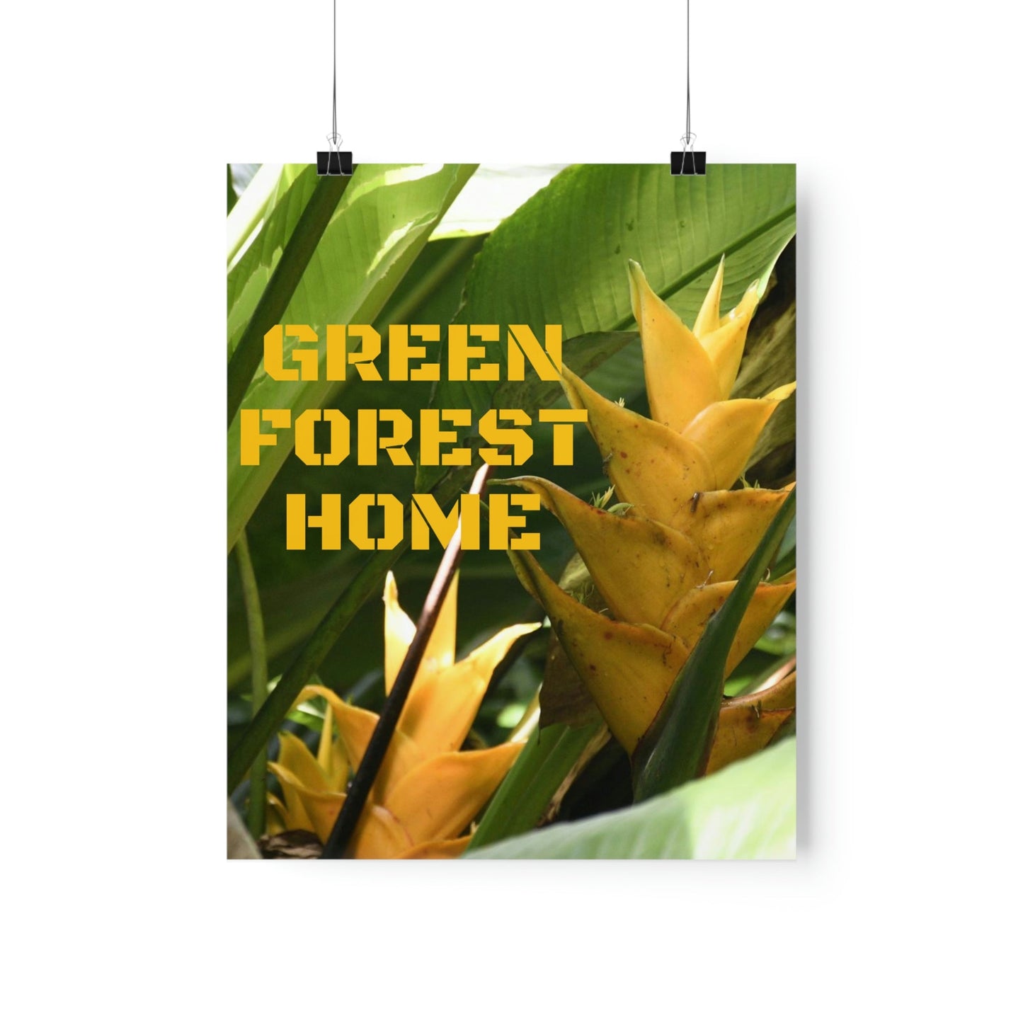 Premium Matte Vertical Posters - GREEN FOREST HOME LOGO - Green Forest Home
