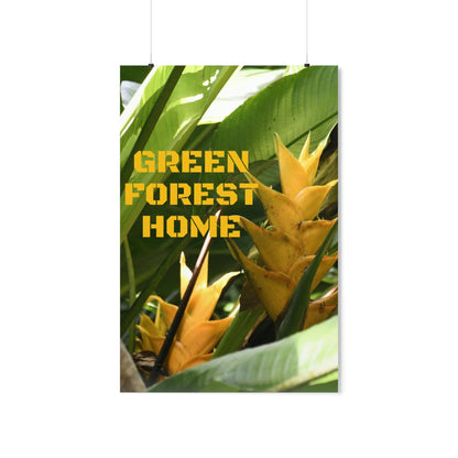 Premium Matte Vertical Posters - GREEN FOREST HOME LOGO - Green Forest Home