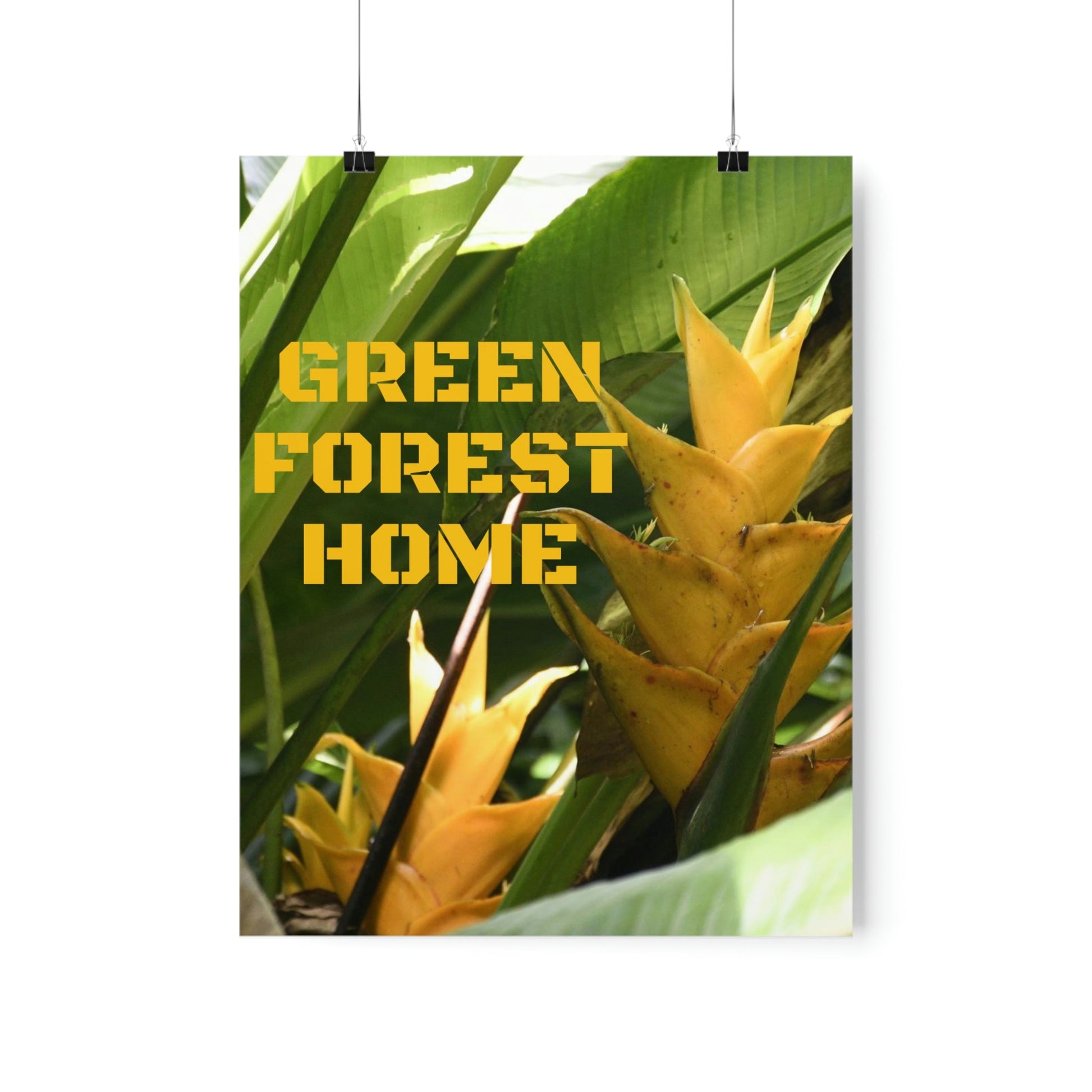 Premium Matte Vertical Posters - GREEN FOREST HOME LOGO - Green Forest Home