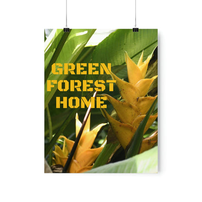 Premium Matte Vertical Posters - GREEN FOREST HOME LOGO - Green Forest Home