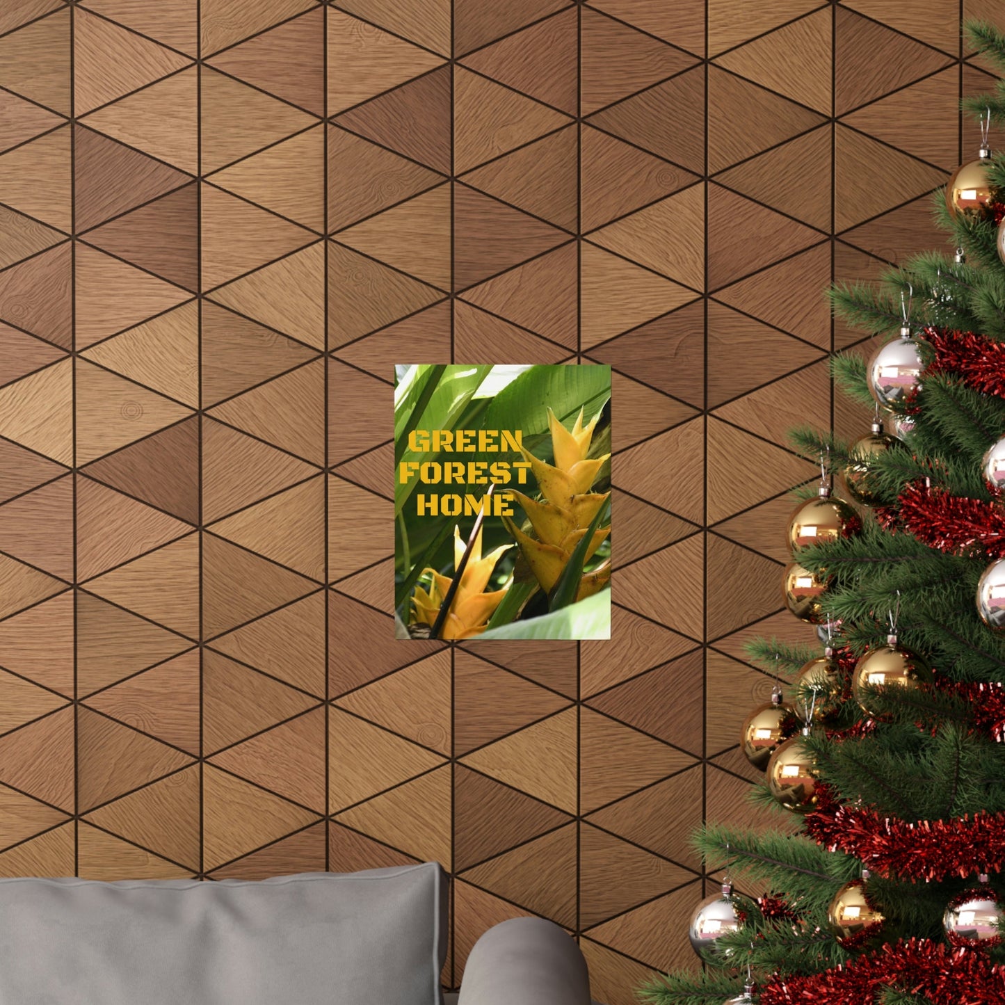 Premium Matte Vertical Posters - GREEN FOREST HOME LOGO - Green Forest Home