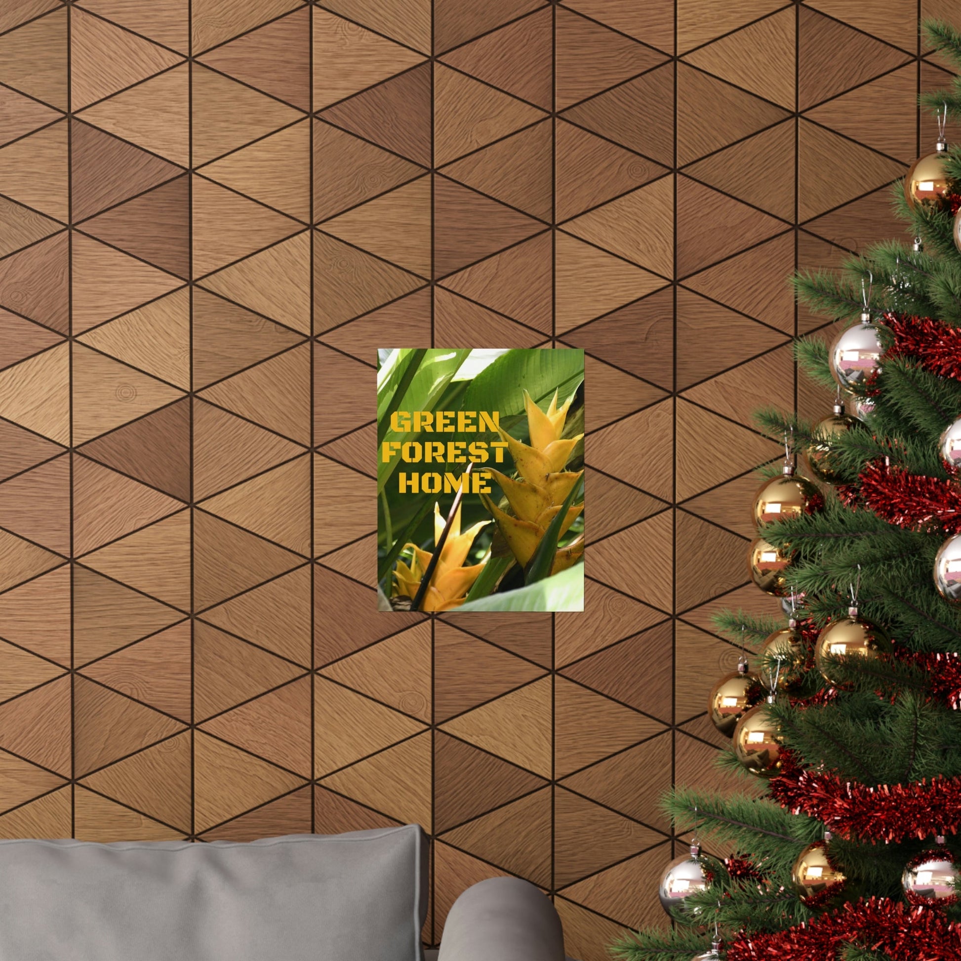 Premium Matte Vertical Posters - GREEN FOREST HOME LOGO - Green Forest Home