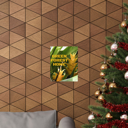 Premium Matte Vertical Posters - GREEN FOREST HOME LOGO - Green Forest Home
