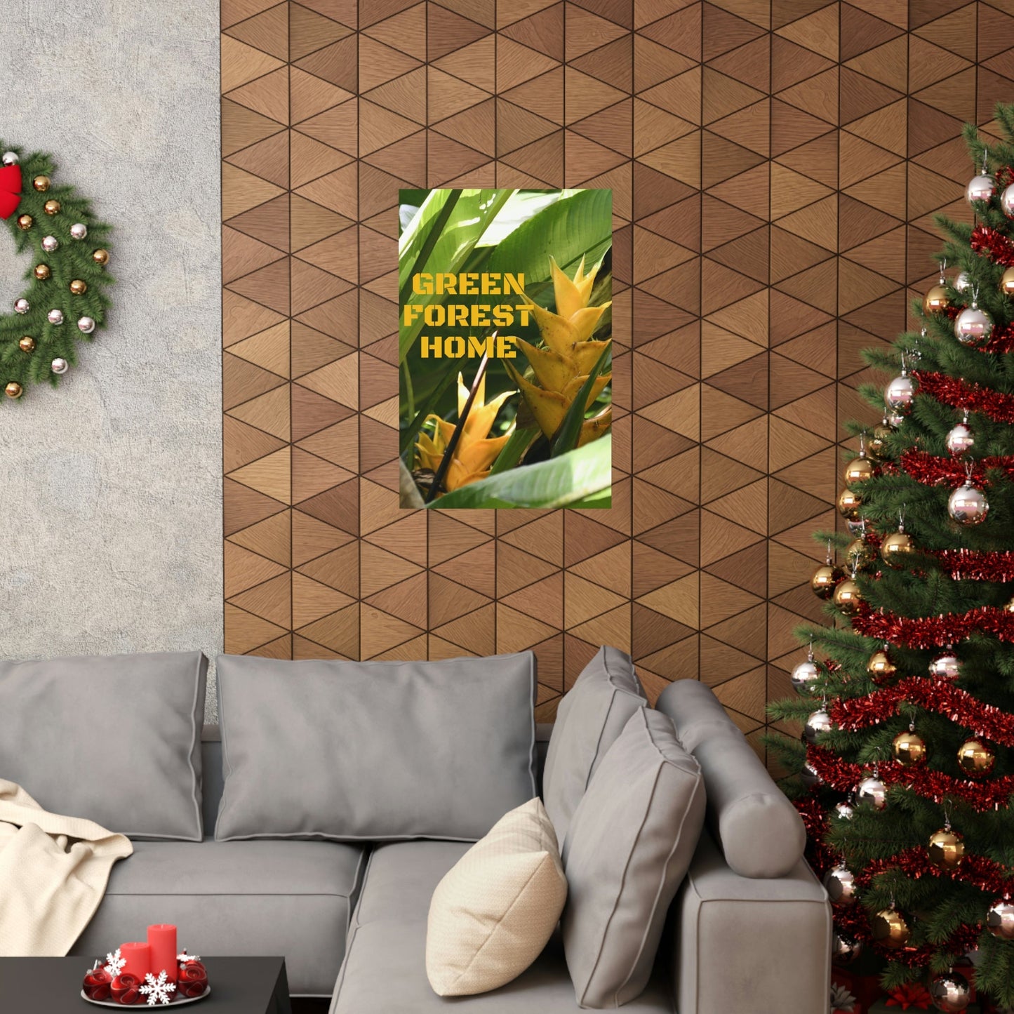 Premium Matte Vertical Posters - GREEN FOREST HOME LOGO - Green Forest Home