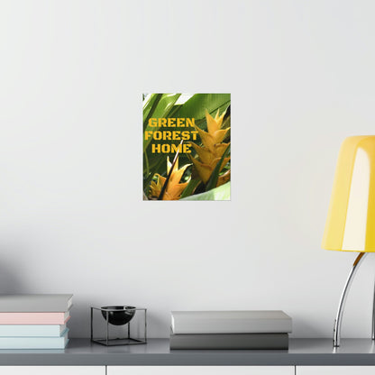 Premium Matte Vertical Posters - GREEN FOREST HOME LOGO - Green Forest Home