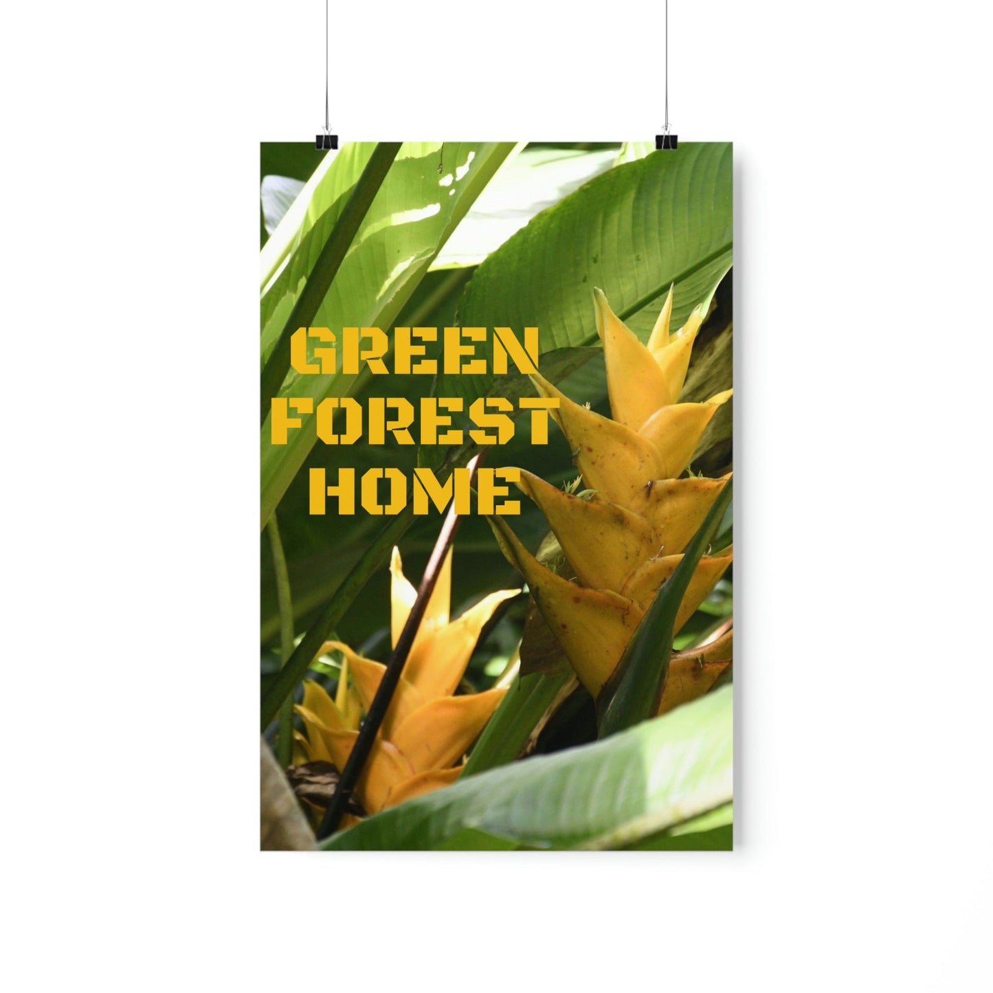 Premium Matte Vertical Posters - GREEN FOREST HOME LOGO - Green Forest Home