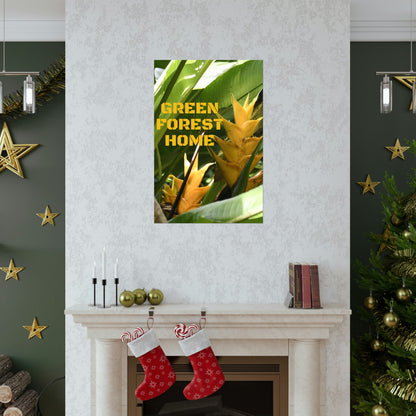 Premium Matte Vertical Posters - GREEN FOREST HOME LOGO - Green Forest Home