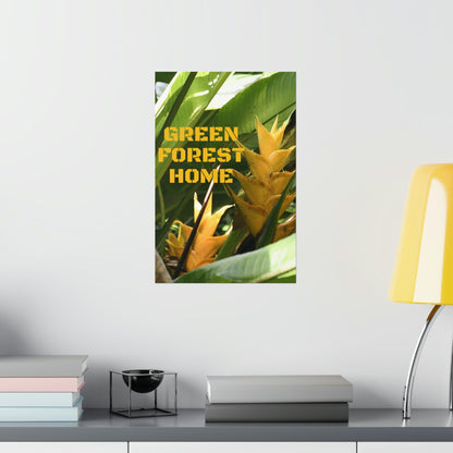 Premium Matte Vertical Posters - GREEN FOREST HOME LOGO - Green Forest Home