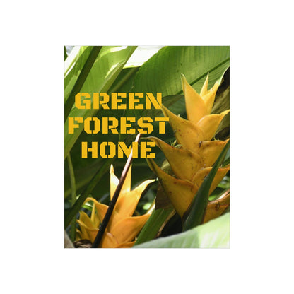 Premium Matte Vertical Posters - GREEN FOREST HOME LOGO - Green Forest Home