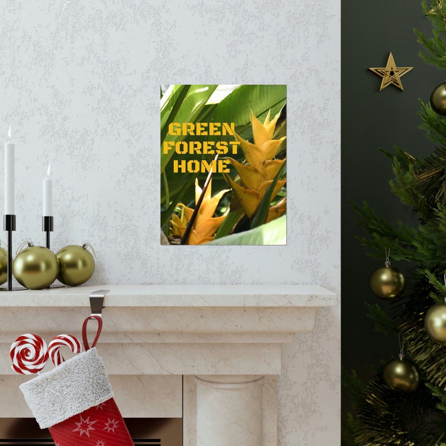 Premium Matte Vertical Posters - GREEN FOREST HOME LOGO - Green Forest Home
