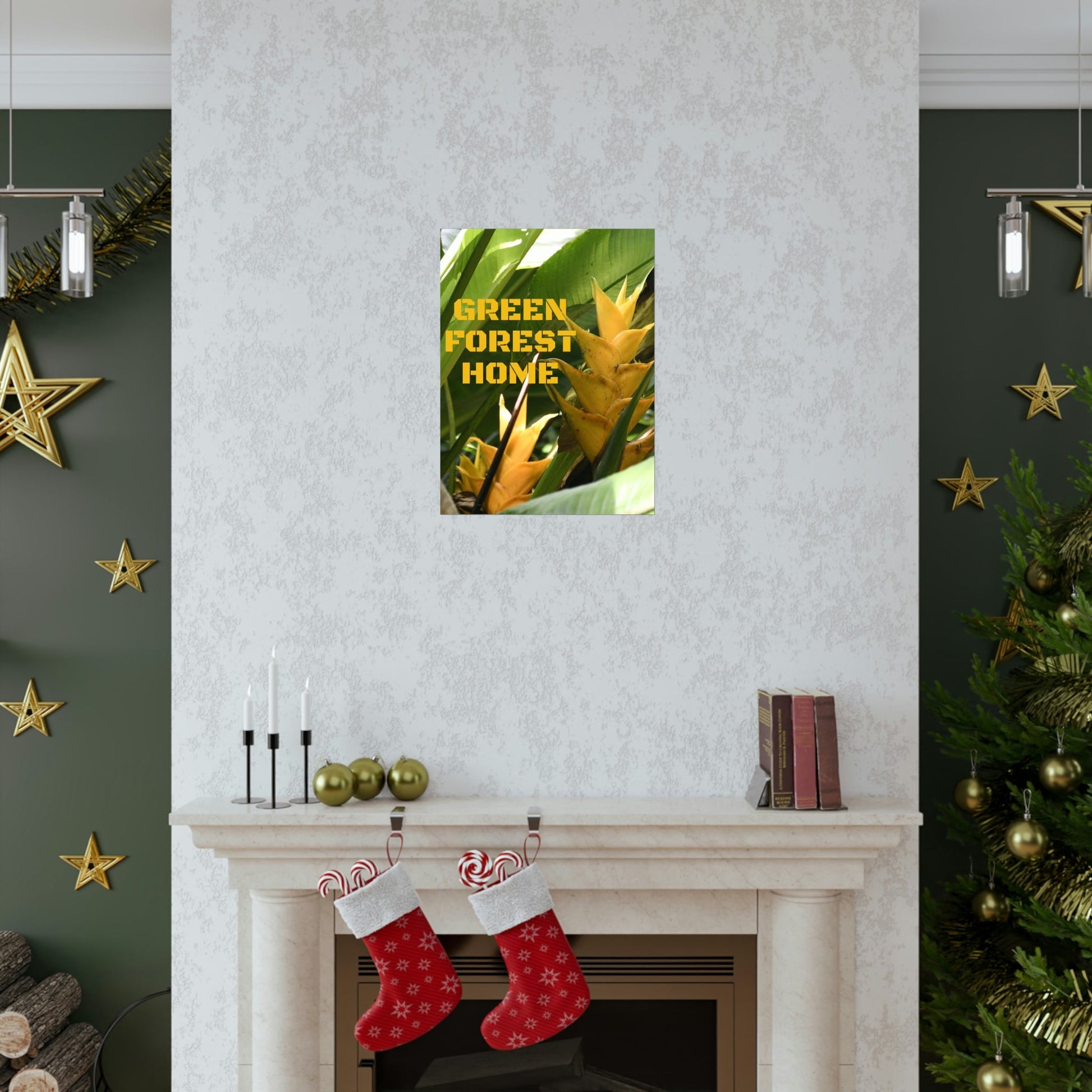Premium Matte Vertical Posters - GREEN FOREST HOME LOGO - Green Forest Home