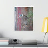 Premium Matte vertical posters - Large whitetail buck in a colorful fall meadow in Smoky Mountain National Park in Summer in Mountain National Park (SMNP) USA - Green Forest Home