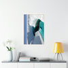 Premium Matte vertical posters - Made in USA in 1 day - Polar ice melting and new rivers get formed - note the person in the pircture! - Green Forest Home