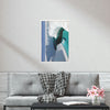 Premium Matte vertical posters - Made in USA in 1 day - Polar ice melting and new rivers get formed - note the person in the pircture! - Green Forest Home