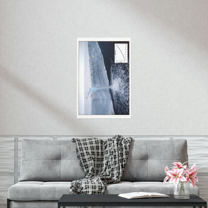 Premium Matte vertical posters - Made in USA in 1 day - Polar ice melting leading to increasing sea height - flooding low level regions - Green Forest Home