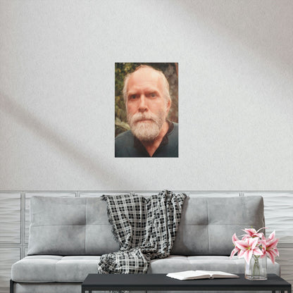 Premium Matte vertical posters - Robert Adams - American Advaita Teacher - Green Forest Home