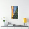 Premium Matte vertical posters - Scenic Sunrise Landscape at Oconaluftee Overlook in Smoky Mountain National Park in Summer in Mountain National Park (SMNP) USA - Green Forest Home
