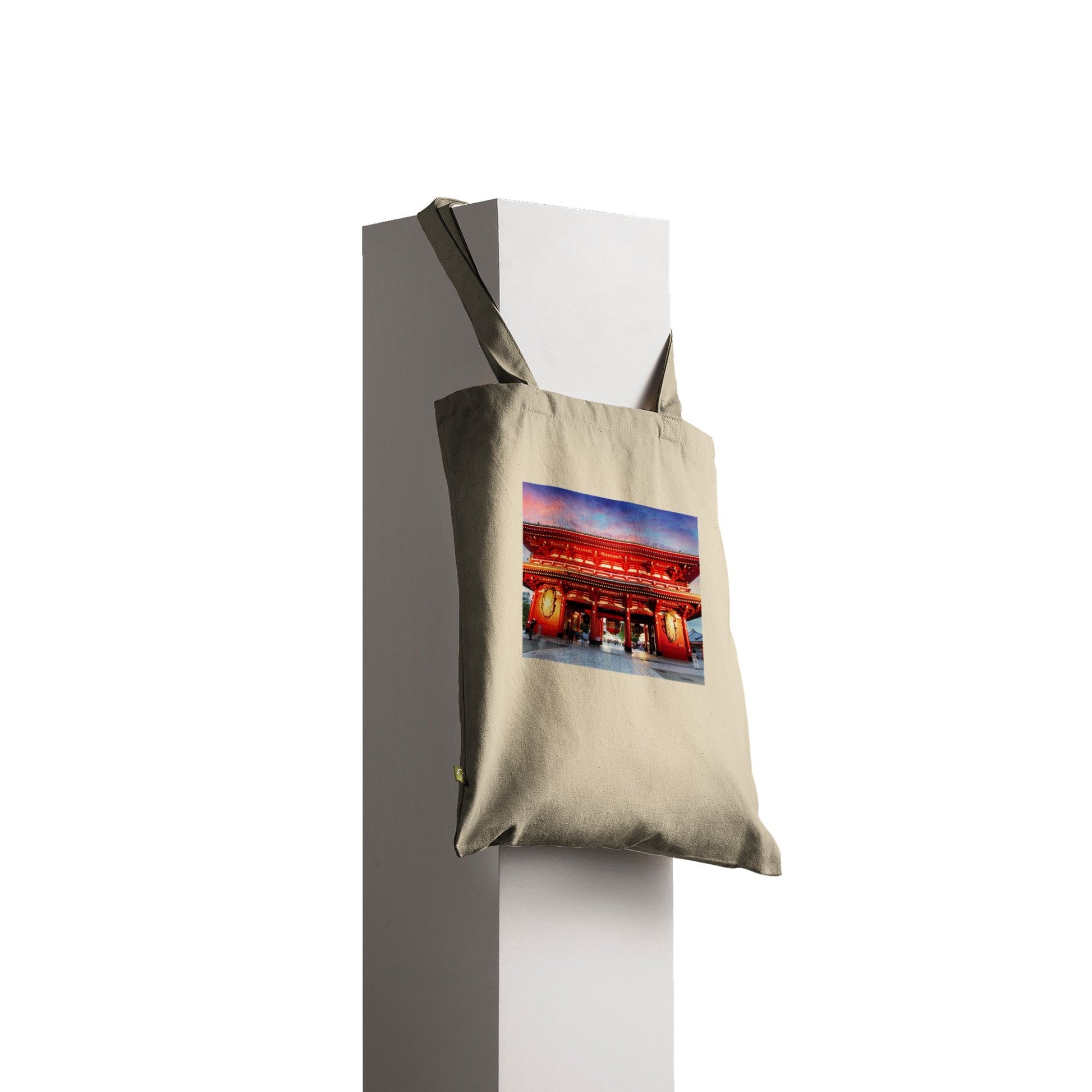Premium tote bags - The ancient Buddhist Temple - Asakusa Temple - dedicated to Kannon, the Bodhisattva of compassion - JAPAN - Tote Bags - Green Forest Home