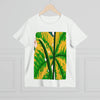 Printed in AUSTRALIA - Women’s Maple Tee - Yagrumo Tree leaf - El Yunque rainforest - Alien Vision 👽 - Green Forest Home