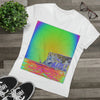 PRINTED in GERMANY for EU - Men’s Presenter V-neck - The remote ISOLATED paradise of Mona Island near Puerto Rico - color curve manually modified in front - Green Forest Home