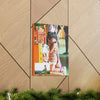 Printed in USA - Canvas Gallery Wraps - A little girl kneels for prayer at the Big Buddha complex in Hong Kong Lantau Island - Buddhism - Green Forest Home