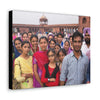 Printed in USA - Canvas Gallery Wraps - Group at Jama Masjid in Delhi India - Capacity 25,000 - Islam - Green Forest Home