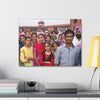 Printed in USA - Canvas Gallery Wraps - Group at Jama Masjid in Delhi India - Capacity 25,000 - Islam - Green Forest Home