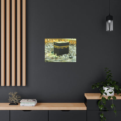 Printed in USA - Canvas Gallery Wraps - Holly Kaaba in Mecca, Saudi Arabia - UAE - Islam - Green Forest Home