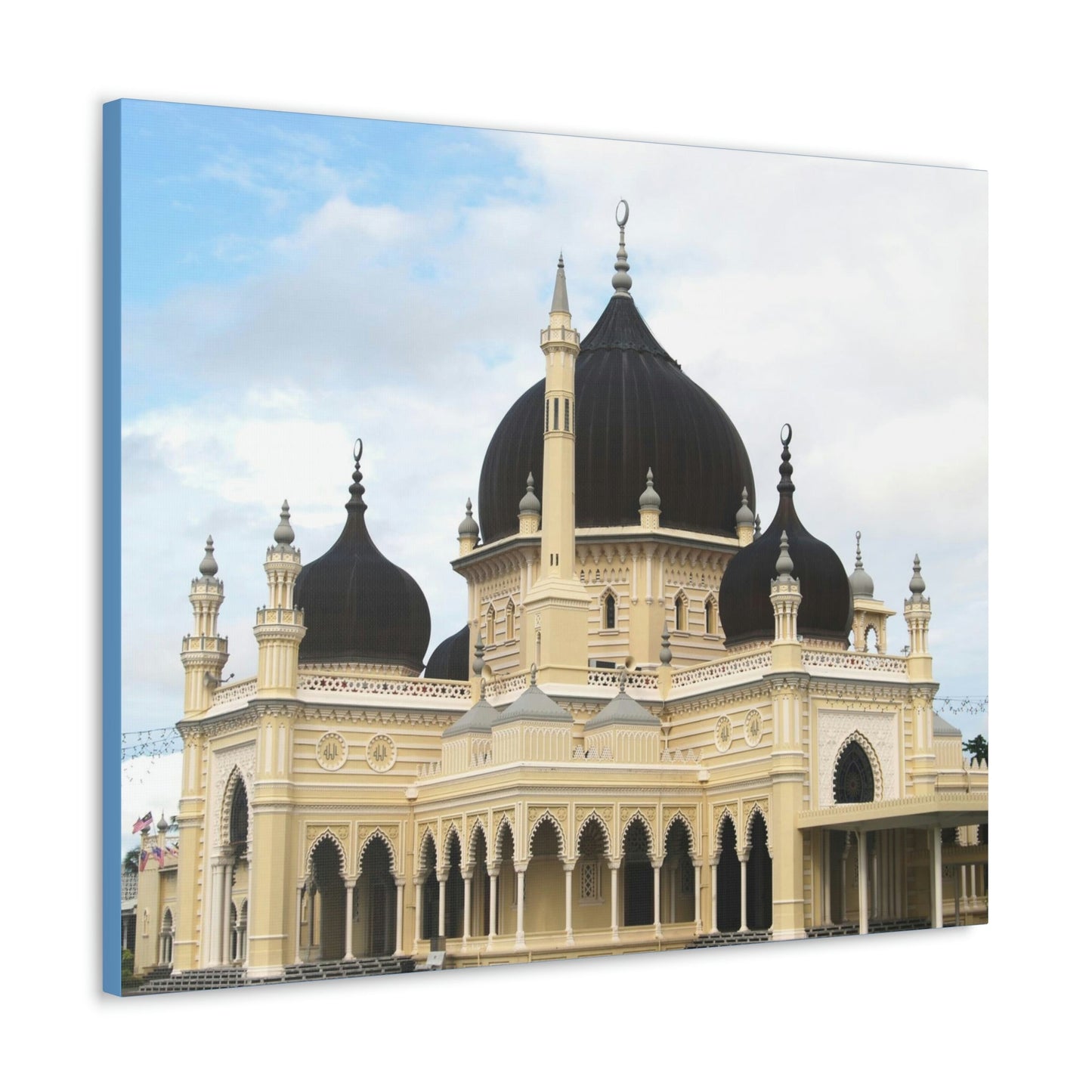Printed in USA - Canvas Gallery Wraps - Mosque in the Alor Star, Kedah, Malaysia - Islam - Green Forest Home