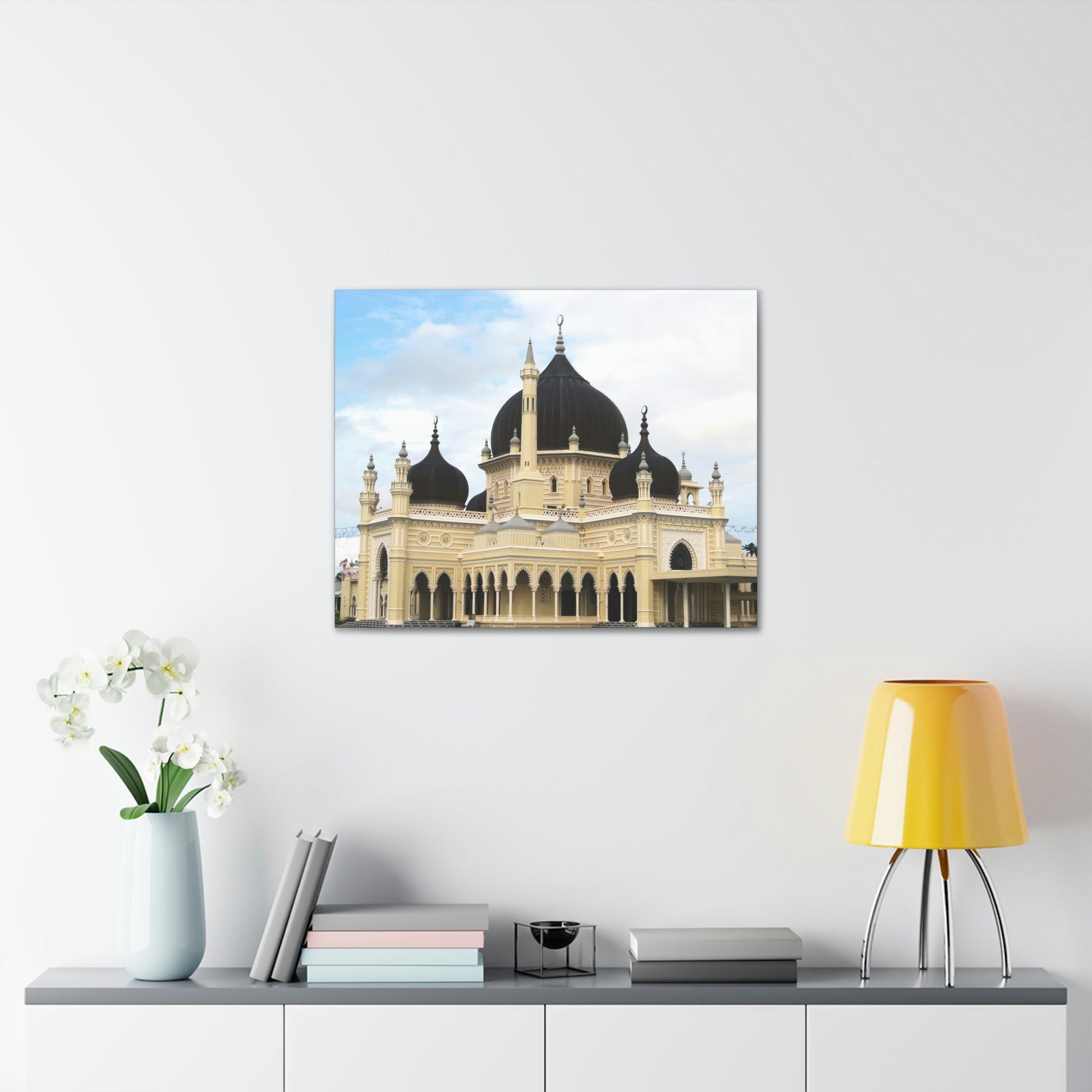 Printed in USA - Canvas Gallery Wraps - Mosque in the Alor Star, Kedah, Malaysia - Islam - Green Forest Home