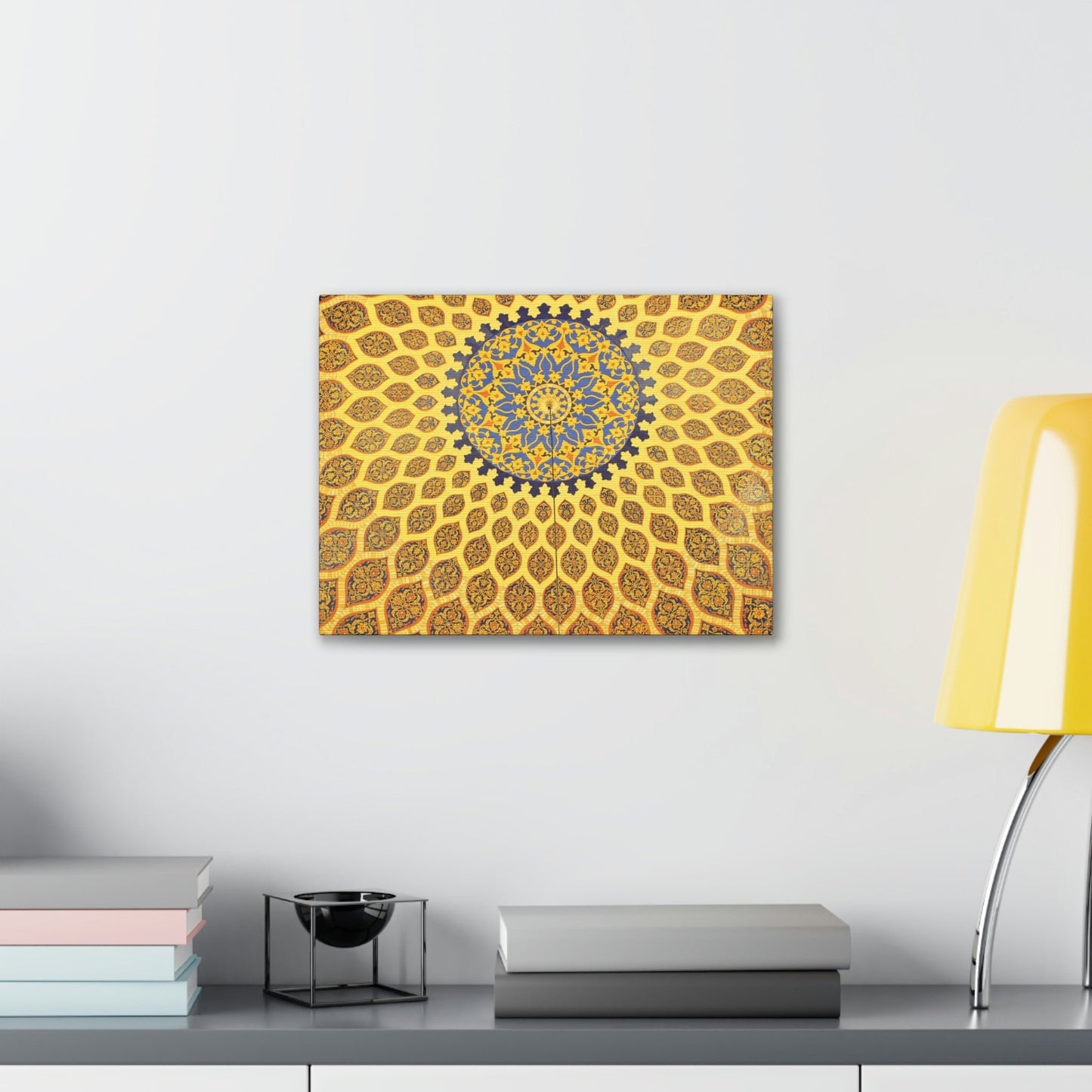Printed in USA - Canvas Gallery Wraps - Oriental mosaic decoration in Dubai, UAE Islam - Green Forest Home