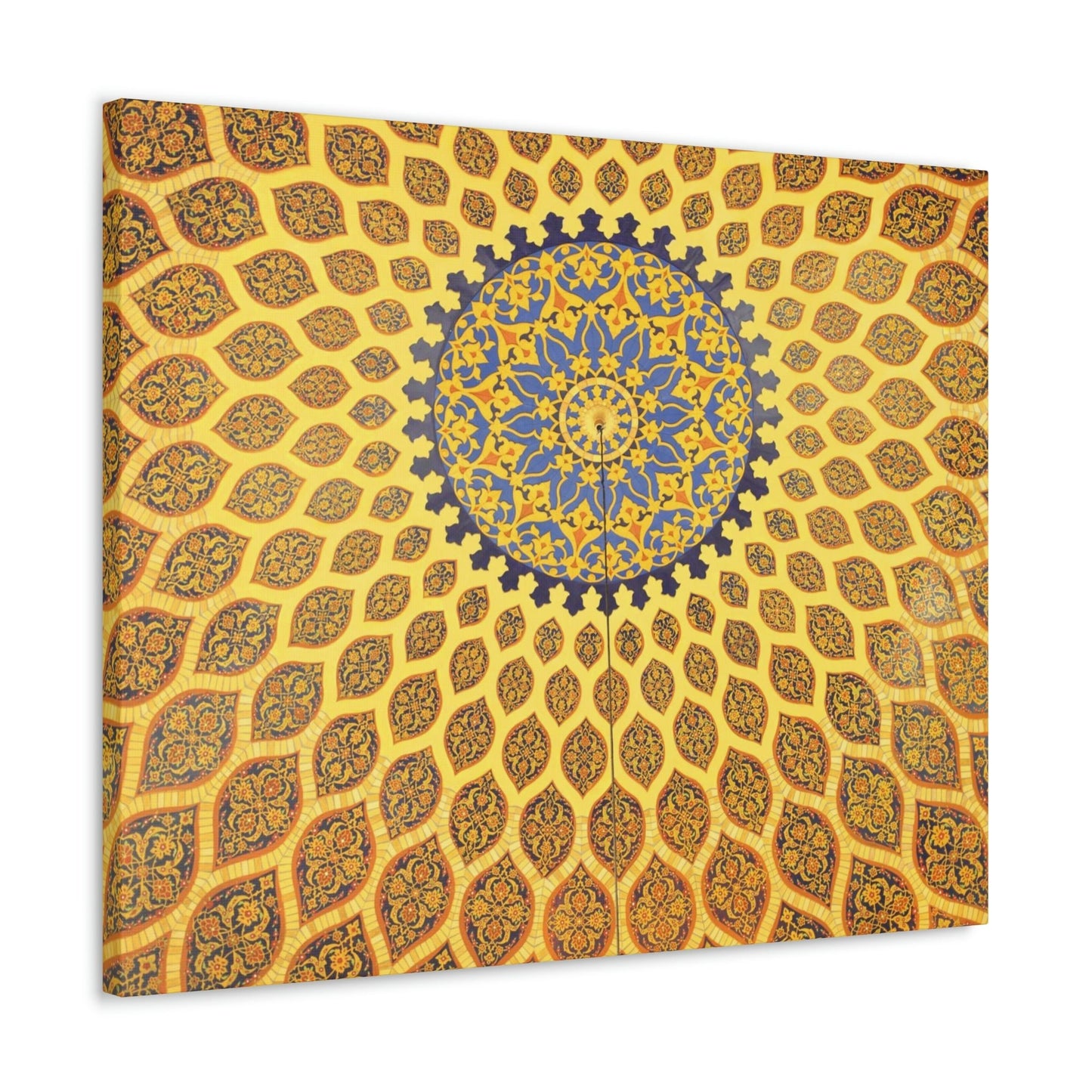 Printed in USA - Canvas Gallery Wraps - Oriental mosaic decoration in Dubai, UAE Islam - Green Forest Home