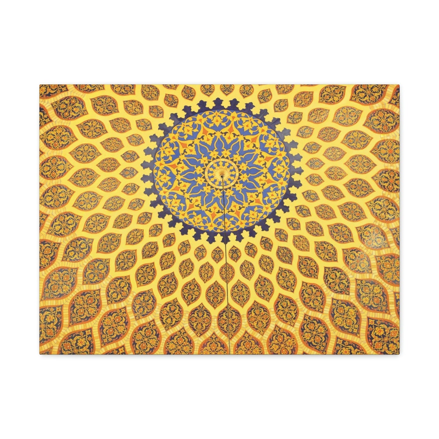 Printed in USA - Canvas Gallery Wraps - Oriental mosaic decoration in Dubai, UAE Islam - Green Forest Home