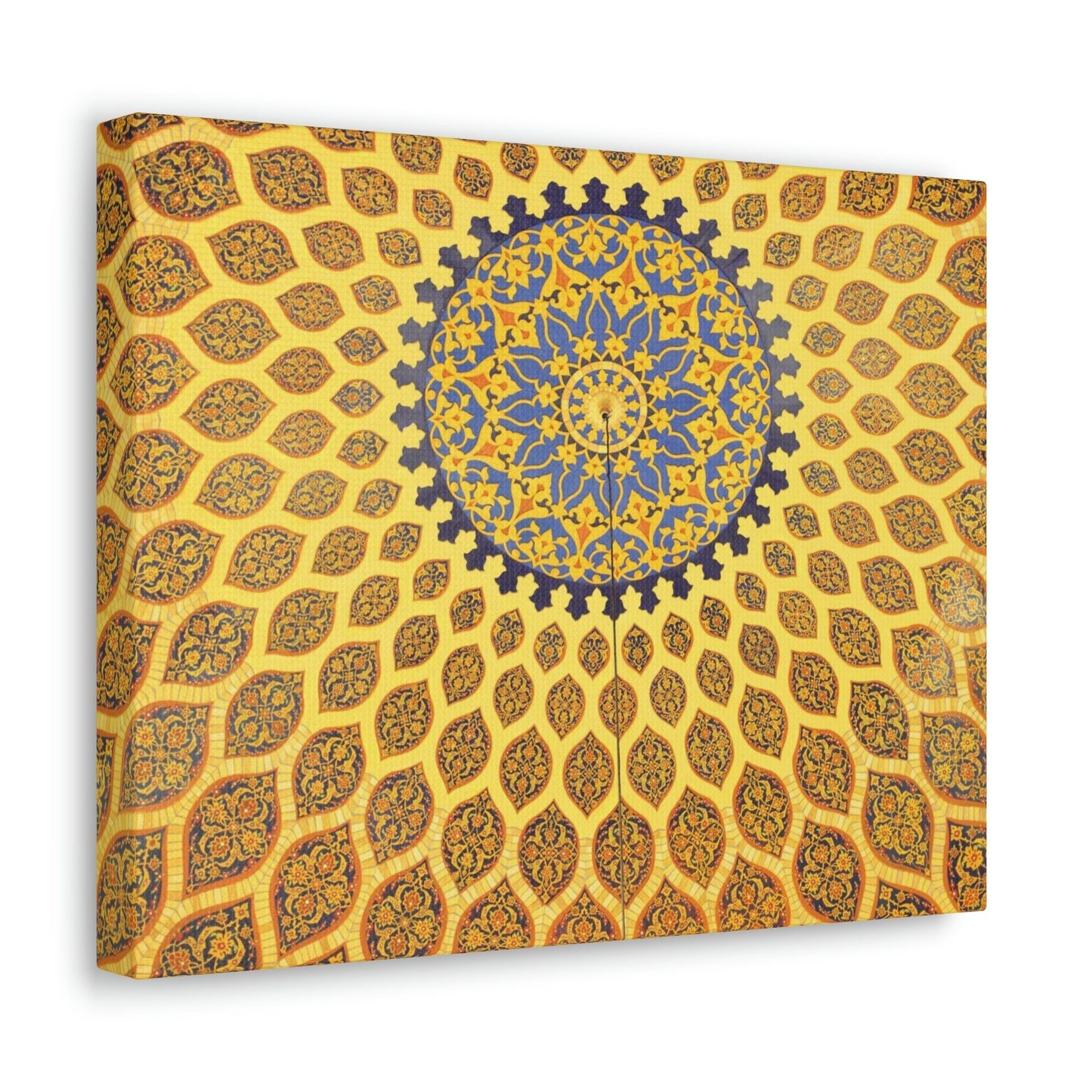 Printed in USA - Canvas Gallery Wraps - Oriental mosaic decoration in Dubai, UAE Islam - Green Forest Home