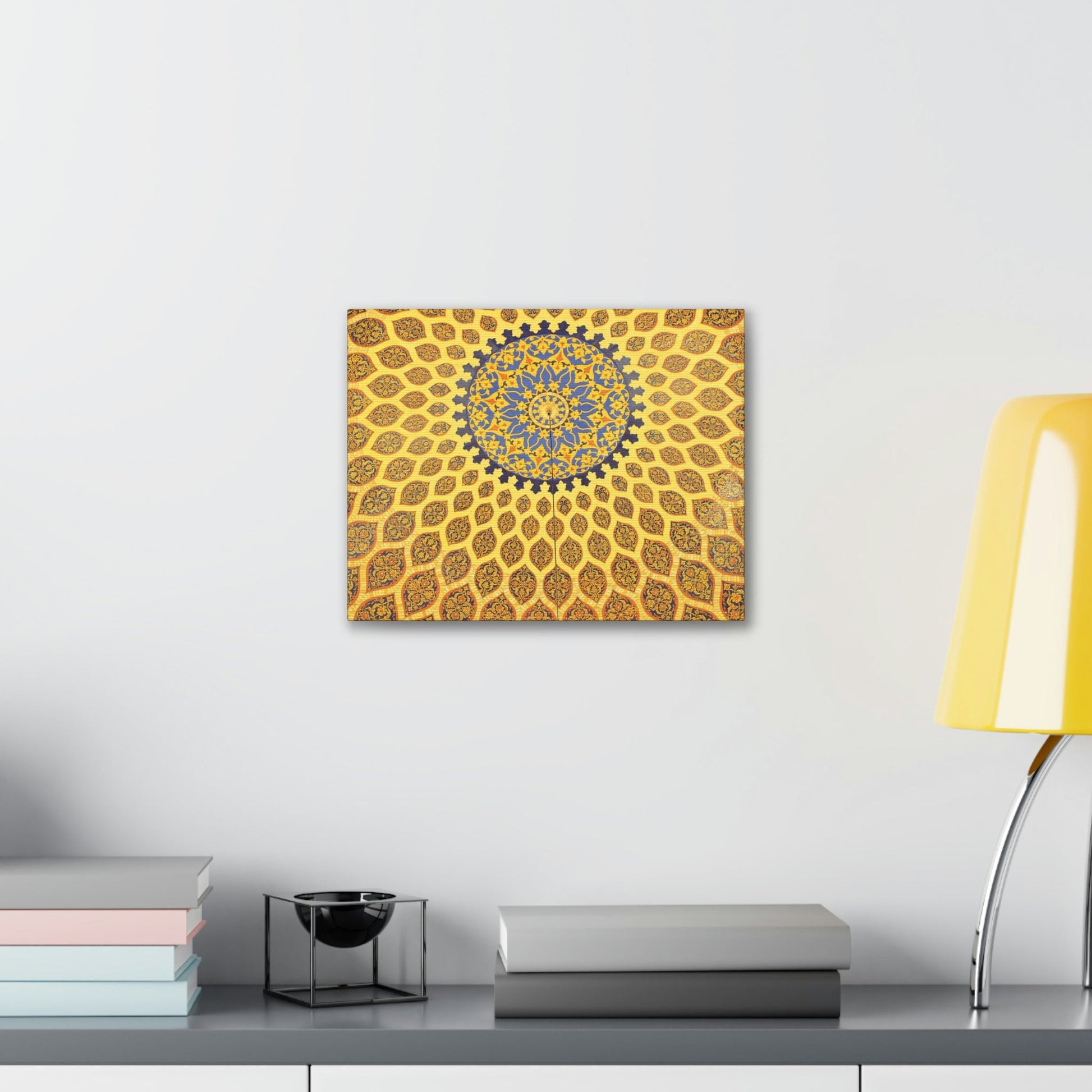 Printed in USA - Canvas Gallery Wraps - Oriental mosaic decoration in Dubai, UAE Islam - Green Forest Home