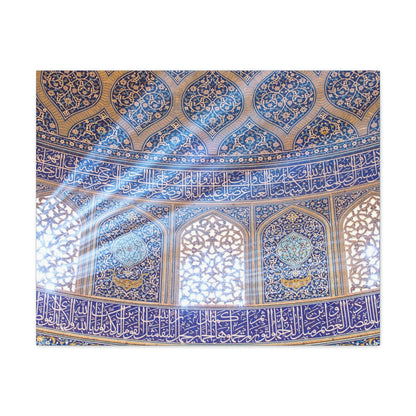 Printed in USA - Canvas Gallery Wraps - Sheikh Lotfollah Mosque - Iran - Islam - Green Forest Home