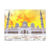 Printed in USA - Canvas Gallery Wraps - Sheikh Zayed Mosque at Night - UAE - Capacity 122,000 - Islam religion - Abu Dhabi UAE - Green Forest Home