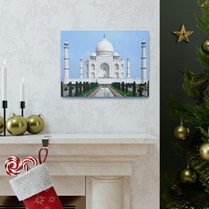 Printed in USA - Canvas Gallery Wraps - Taj Mahal - a UNESCO site - Monument to Love - Agra India - Islam - Green Forest Home